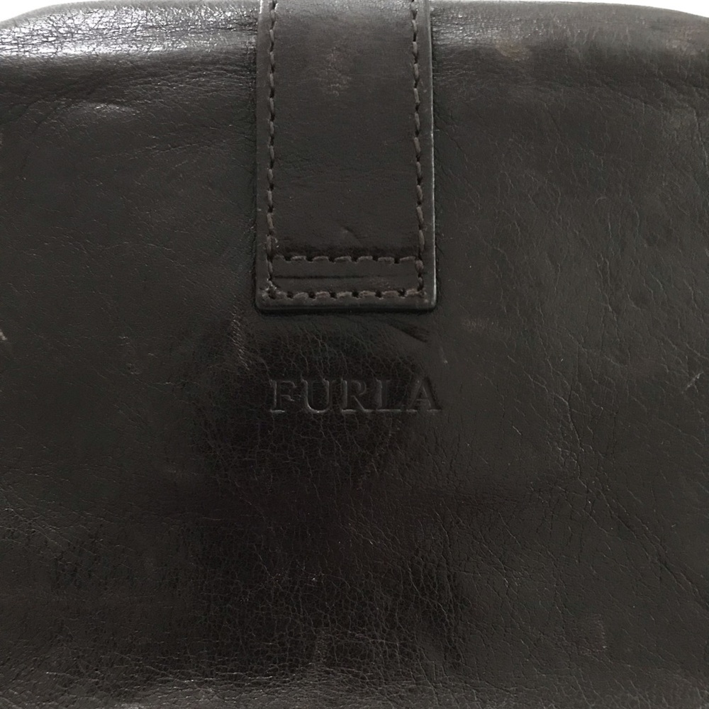 Furla  vintage leather mini bag w/ chain - Picture 7 of 12